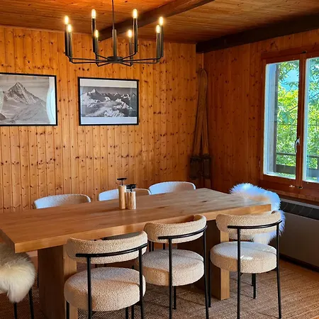 House With Alps View 10 Min From Domek alpejski Crans-Montana